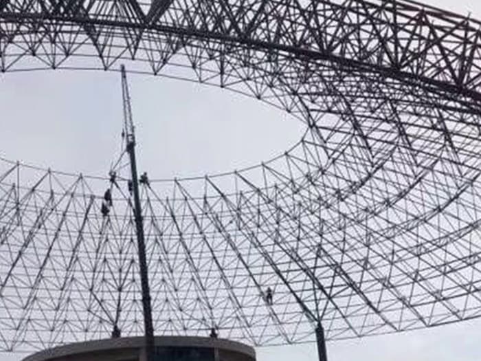 诸城篮球馆球形网架厂家价格