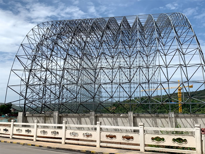 诸城山寨矿储煤棚网架